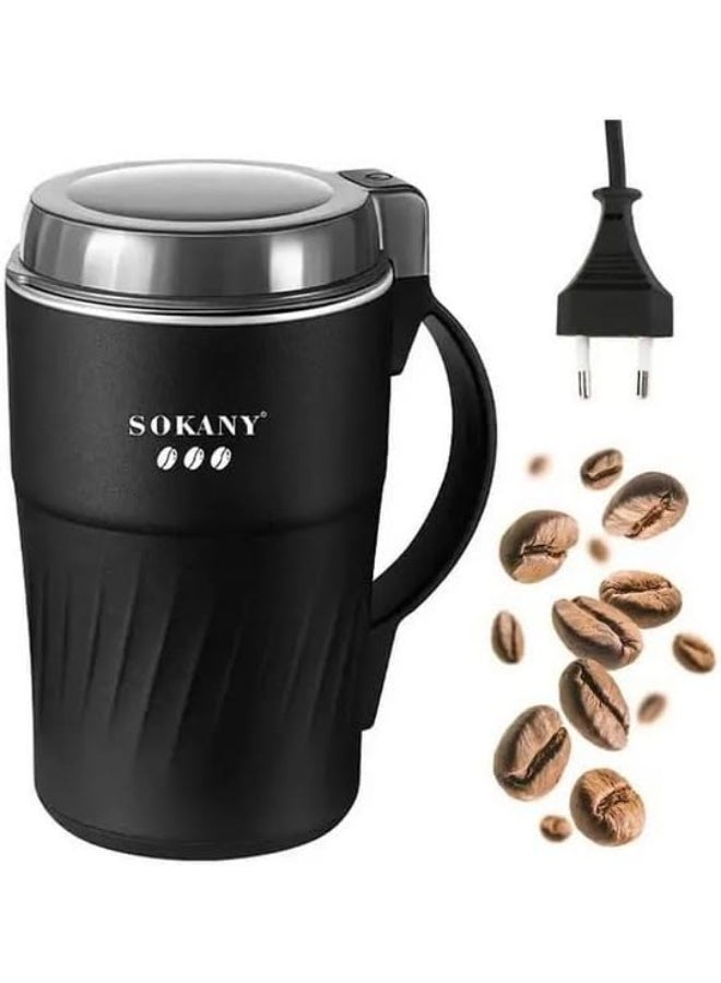 سوكاني مطحنة بن وتوابل سوكاني لطحن حتى 500 جرام بقوة 300 وات – SK-04024 - Image 2